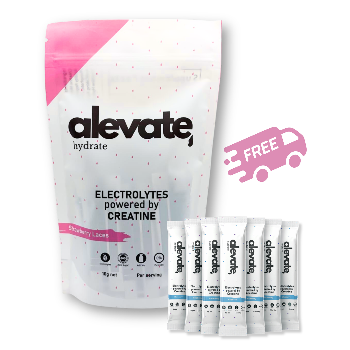 Hero Bundle - Strawberry Laces & Blueberry (28 and 7 Day Stick Pack) + FREE 'The Alevate Protocol' eBook & Delivery